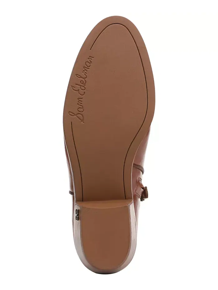 Женские короткие ботильоны на молнии Sam Edelman — изображение 5 из 5, коричневый