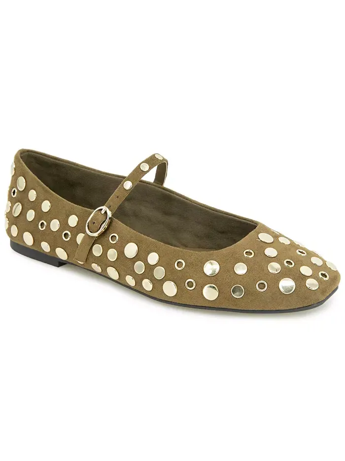 Женские балетки Jasper Stud Kenneth Cole New York — изображение 1 из 5, зеленый