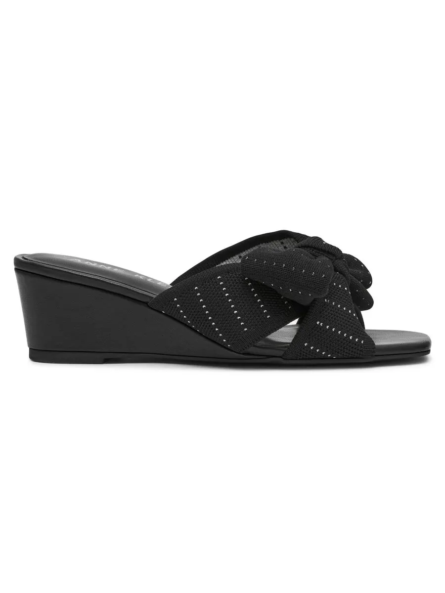 Женские сандалии на танкетке Dara Bow Anne Klein — изображение 2 из 7, черный