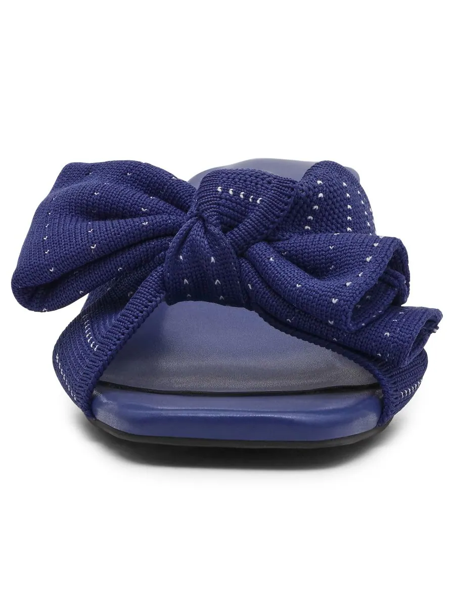 Женские сандалии на танкетке Dara Bow Anne Klein — изображение 6 из 7, темно-синий