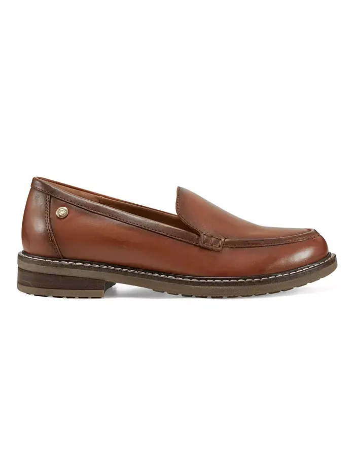 Женские лоферы Jaylin eFlex Slip-On Easy Spirit — изображение 2 из 5, коньячный