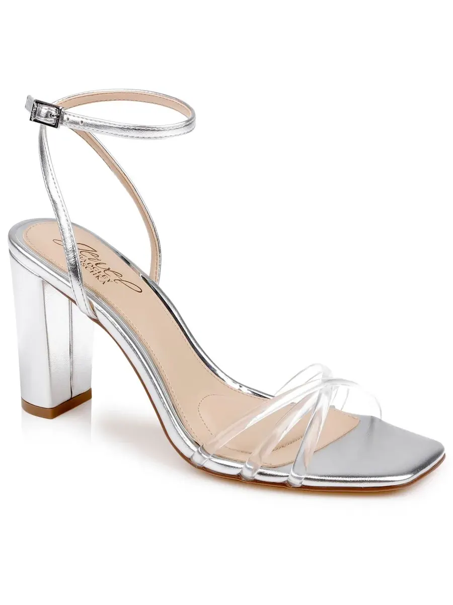 Женские сандалии Phyliss с квадратным носком Jewel Badgley Mischka