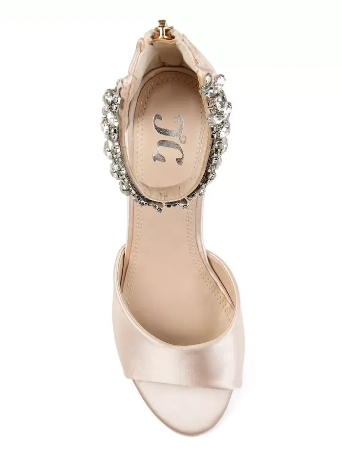 Женские босоножки Connor Wedges Journee Collection — изображение 4 из 7, бежевый