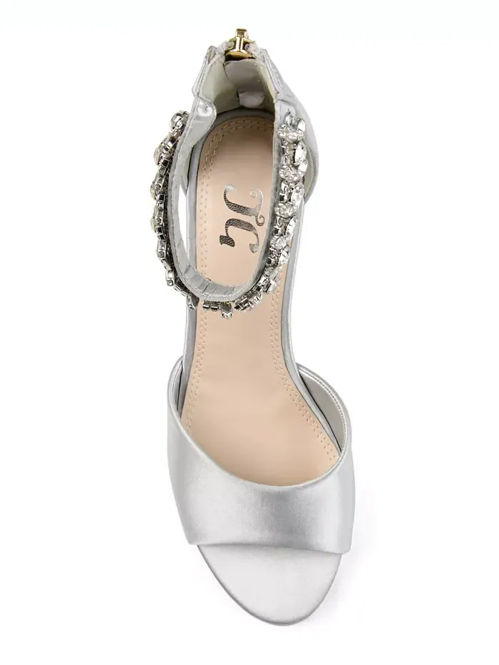 Женские босоножки Connor Wedges Journee Collection — изображение 4 из 7, серый
