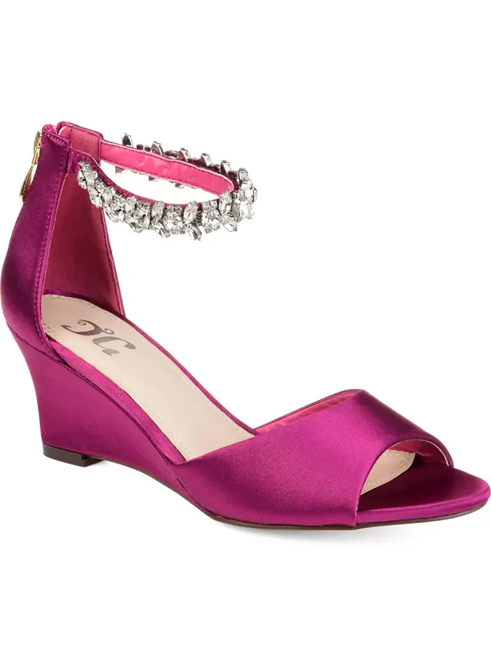 Женские босоножки Connor Wedges Journee Collection — изображение 1 из 7, фуксия