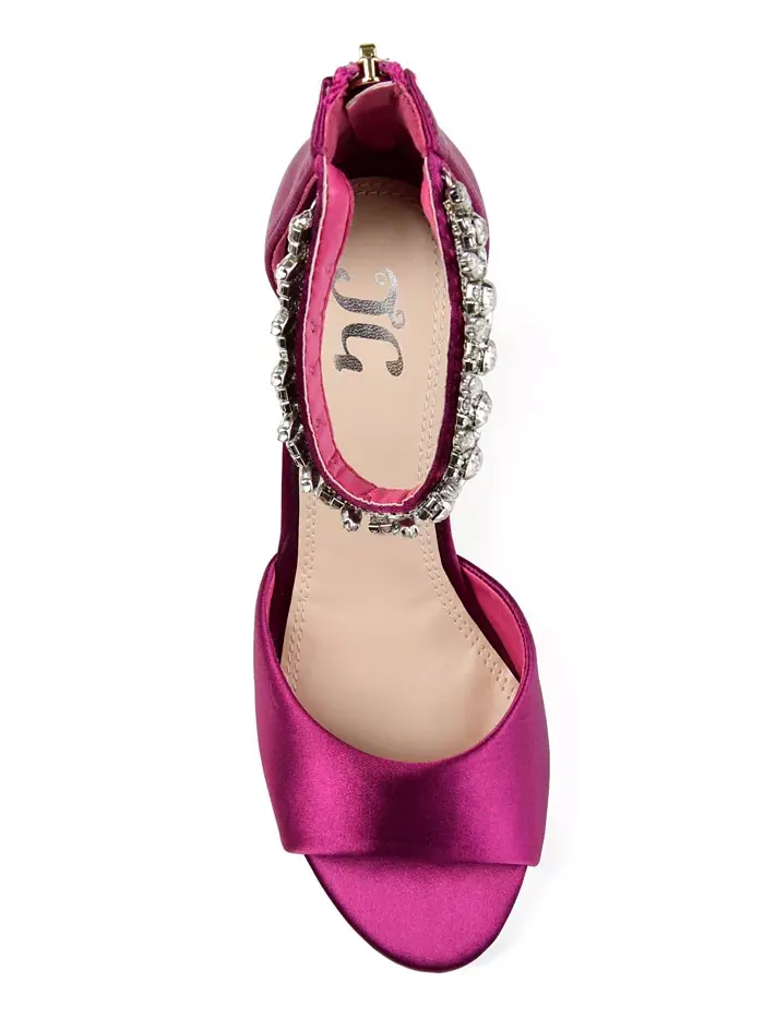Женские босоножки Connor Wedges Journee Collection — изображение 4 из 7, фуксия