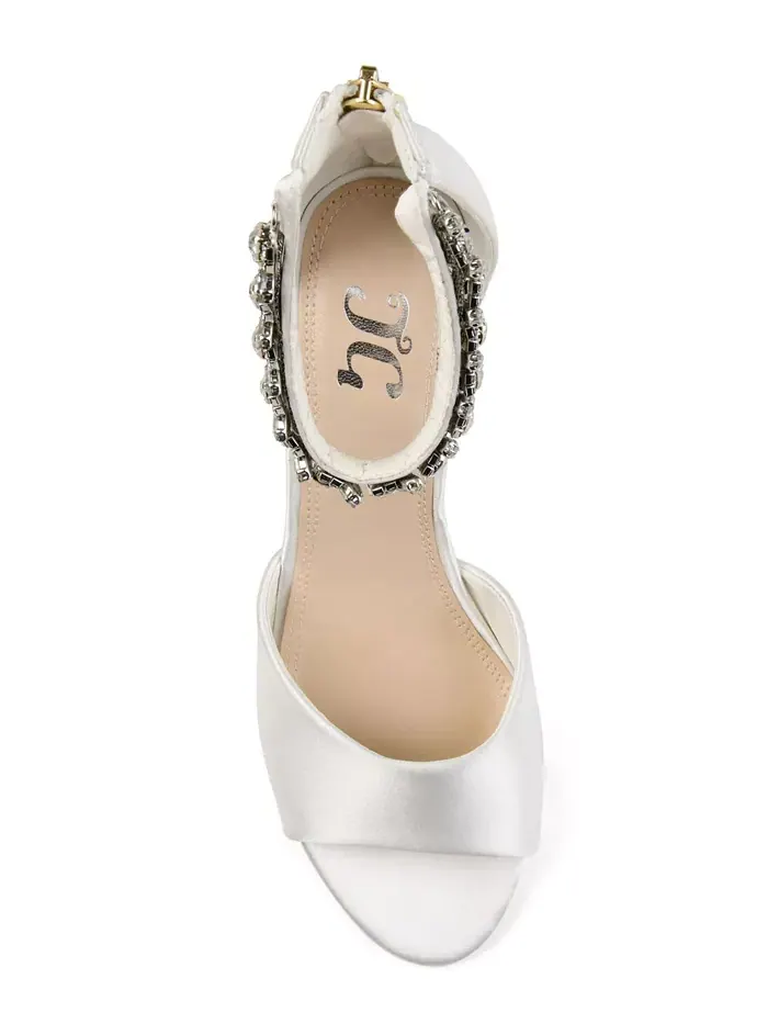 Женские босоножки Connor Wedges Journee Collection — изображение 4 из 7, белый
