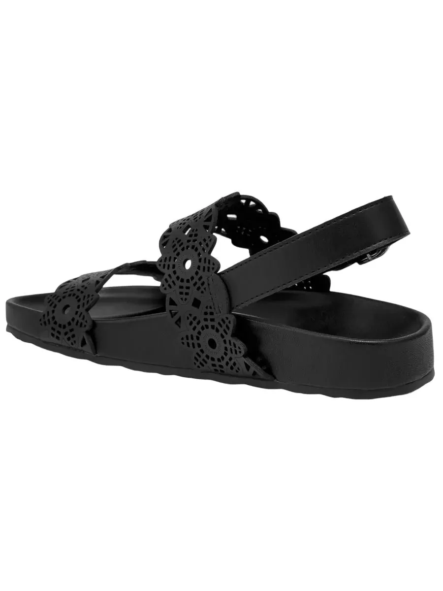 Женские сандалии Lily с открытым носком и стелькой Aerosoles — изображение 6 из 6, черный