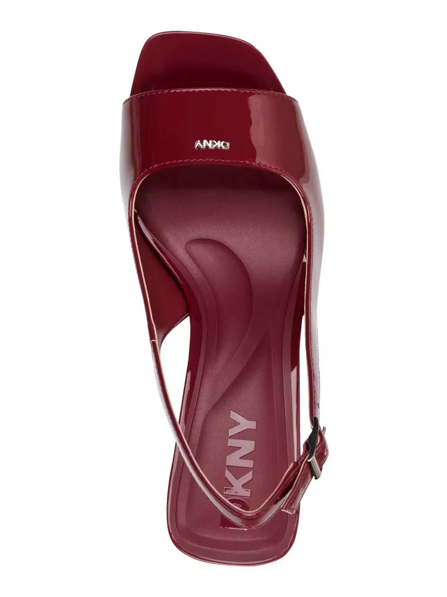 Женские сандалии Niarsa с открытой пяткой DKNY — изображение 4 из 5, красный