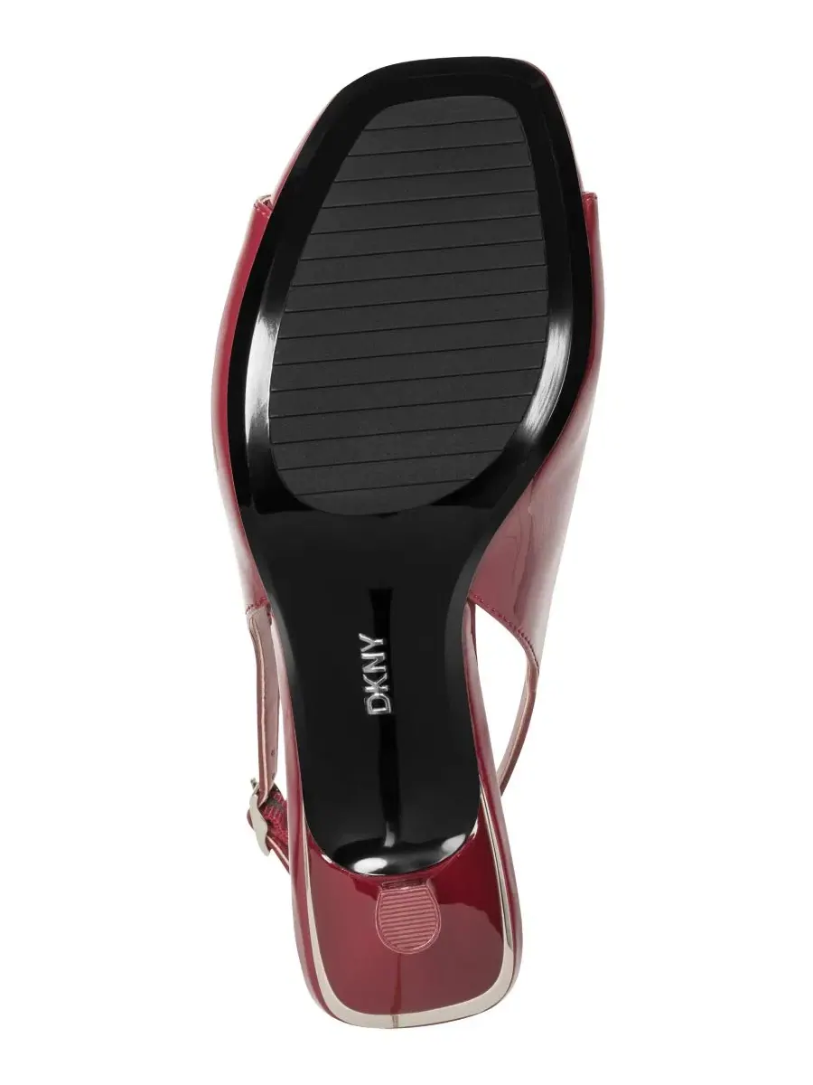 Женские сандалии Niarsa с открытой пяткой DKNY — изображение 5 из 5, красный