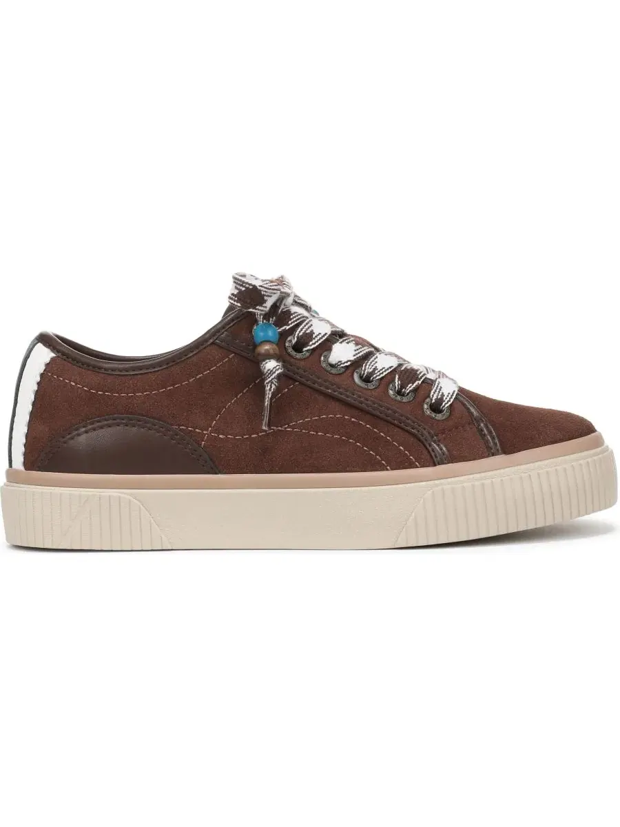 Женские кроссовки на шнуровке лазурного цвета Blowfish Malibu, Espresso Faux Suede — изображение 2 из 5, бежевый