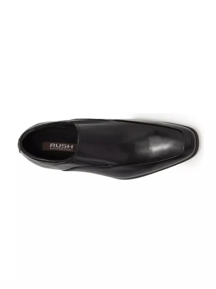 Мужские мужские туфли Jackson Dress Leather Double Gore Slip-On Venetian Loafer RUSH Gordon Rush — изображение 3 из 3, черный