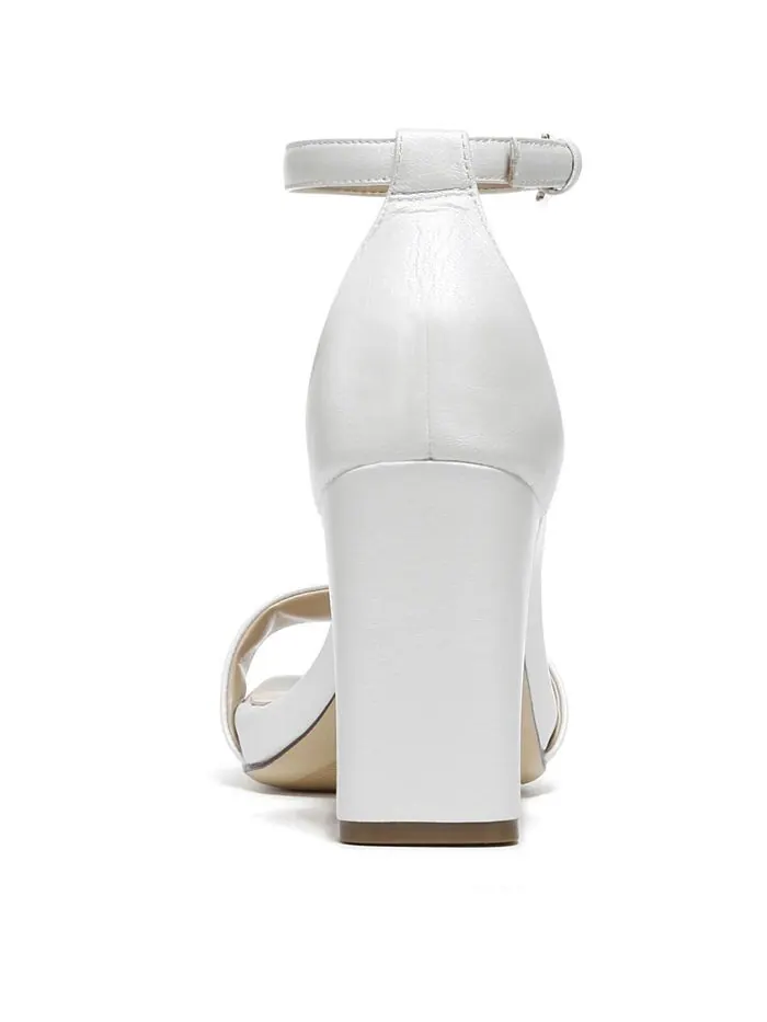 Сандалии Joy Dress с ремешком на щиколотке Naturalizer — изображение 3 из 6, белый