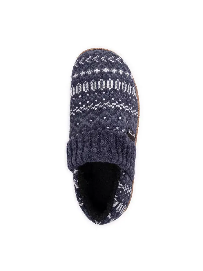 Мужские тапочки Marcel, темно-синие, M (10-11) Muk Luks — изображение 5 из 7, синий