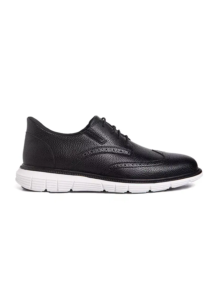 Hill Street Оксфорды Wingtip с технологией Hands-Free Slip On из кожи Marc Joseph New York — изображение 3 из 8, черный