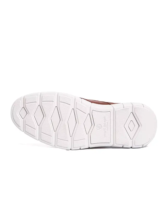 Hill Street Оксфорды Wingtip с технологией Hands-Free Slip On из кожи Marc Joseph New York — изображение 4 из 8, коньячный