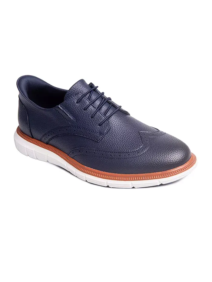 Hill Street технология Hands-Free Slip On кожаные оксфорды Wingtip Marc Joseph New York — изображение 1 из 5, синий