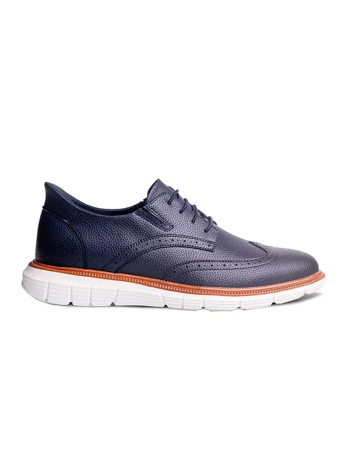 Hill Street технология Hands-Free Slip On кожаные оксфорды Wingtip Marc Joseph New York — изображение 2 из 5, синий