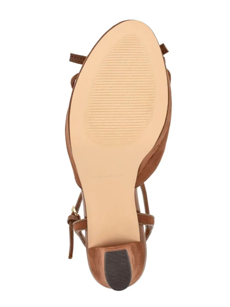Босоножки на платформе с ремешком на щиколотке Nessle Nine West — изображение 5 из 5, коричневый