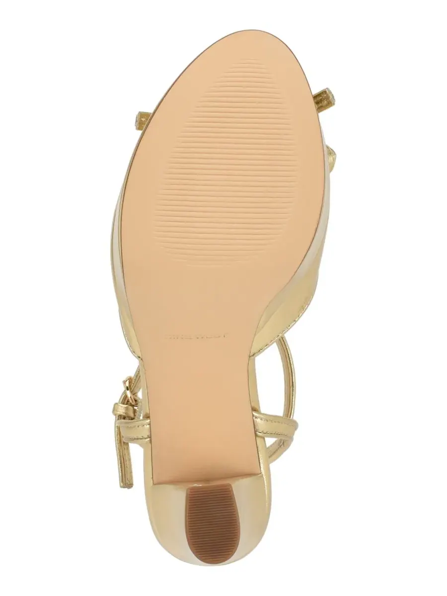 Сандалии на платформе с каблуком Nessle Nine West — изображение 5 из 5, золото