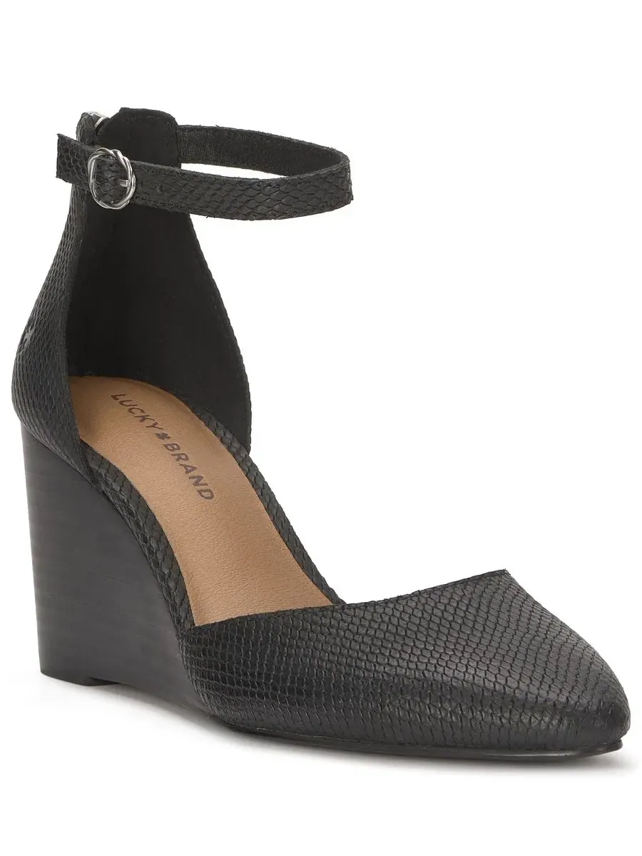 Туфли-лодочки на танкетке Nitika Lucky Brand — изображение 1 из 5, черный