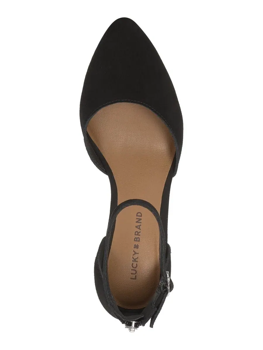 Туфли-лодочки Lucky Brand Nitika на танкетке — изображение 4 из 5, черный