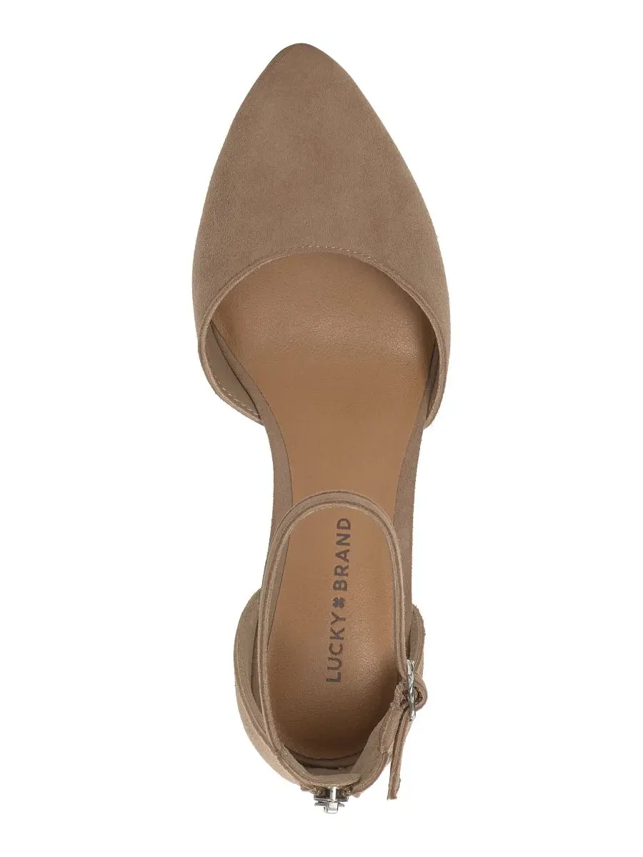 Туфли-лодочки Nitika на танкетке Lucky Brand, Porcini Suede — изображение 4 из 5