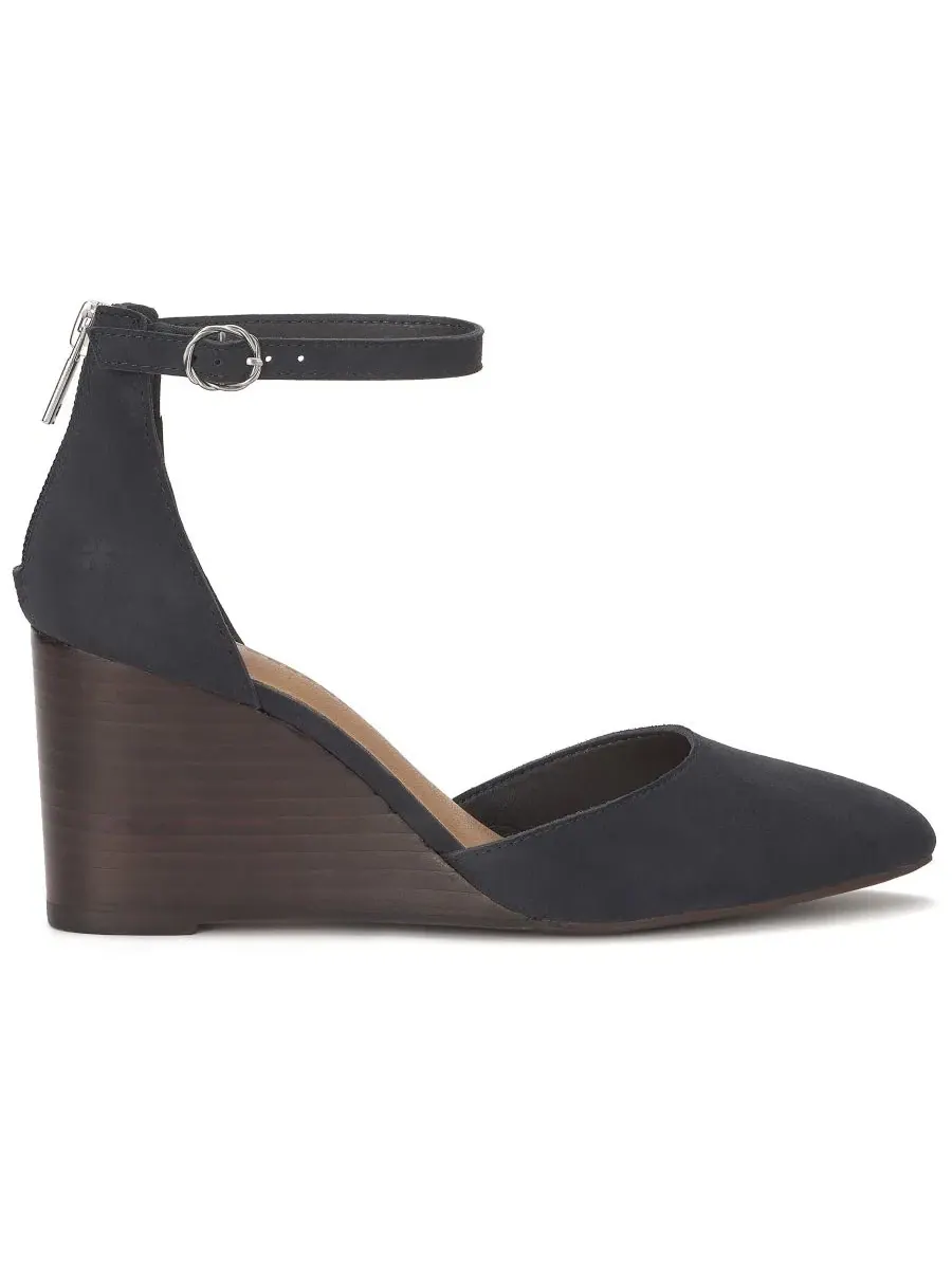 Туфли-лодочки на танкетке с пряжкой Lucky Brand Nitika — изображение 2 из 5, синий