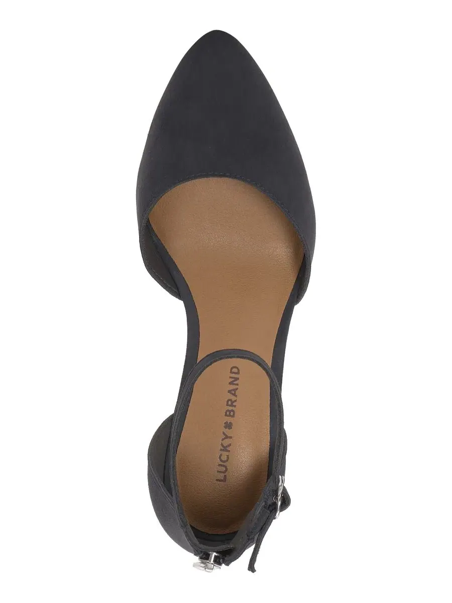 Туфли-лодочки на танкетке с пряжкой Lucky Brand Nitika — изображение 4 из 5, синий