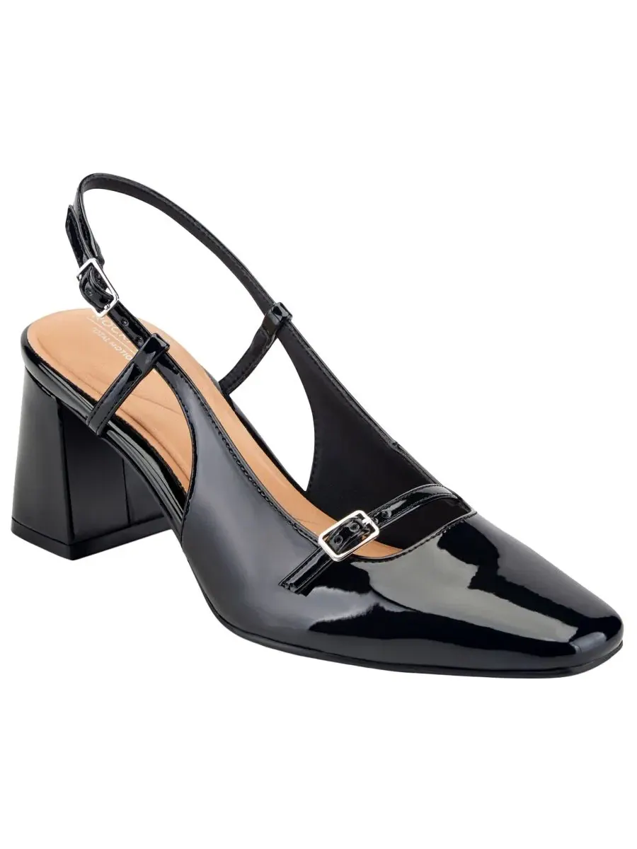 Туфли-лодочки с ремешком и каблуком-блоком, модель Darby Slingback Mary Jane Rockport — изображение 1 из 5, черный