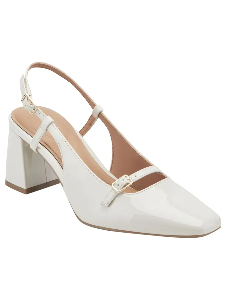 Туфли-мэри джейн на каблуке, модель Darby Slingback Rockport — изображение 1 из 5, белый