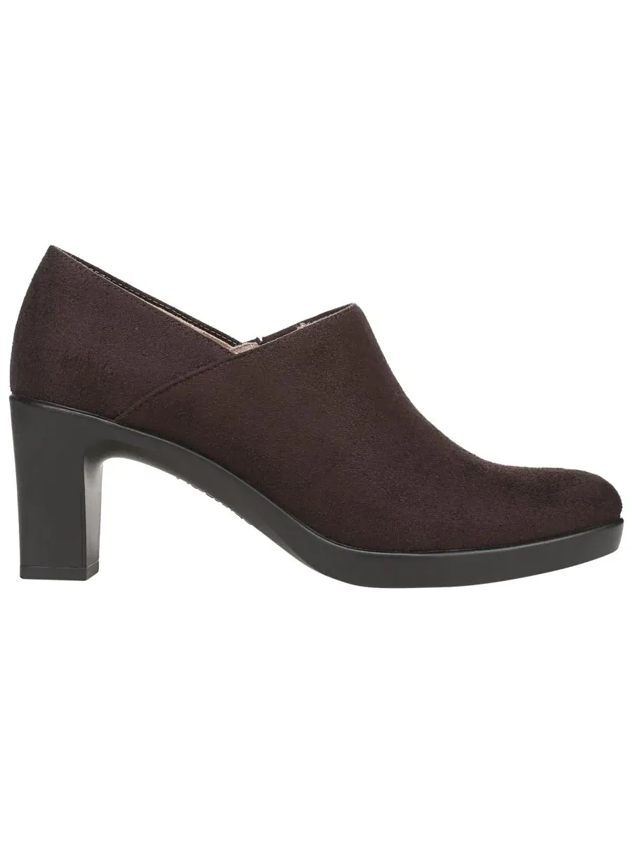 Туфли-лодочки на устойчивом каблуке LifeStride, Dark Chocolate Microsuede — изображение 2 из 5