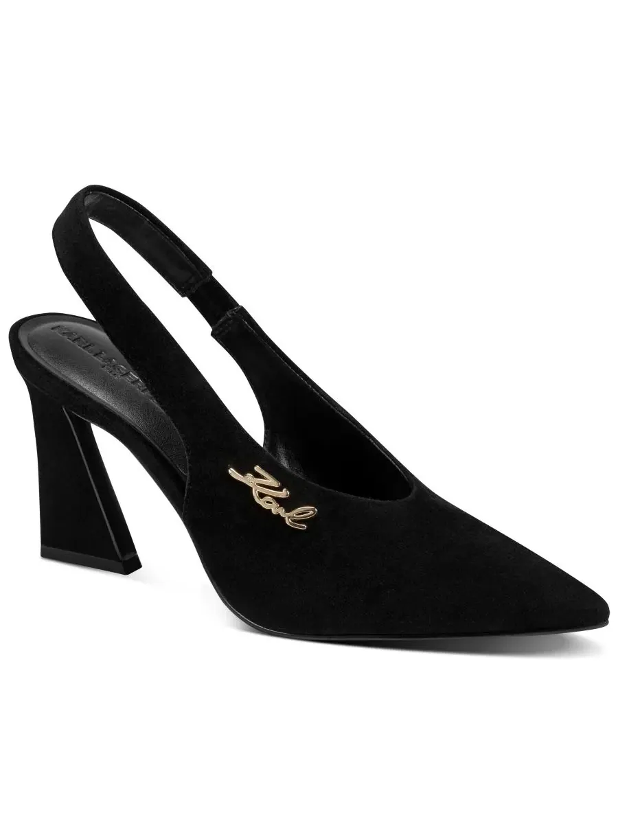 Туфли Lauryn Slingback на каблуке KARL LAGERFELD PARIS