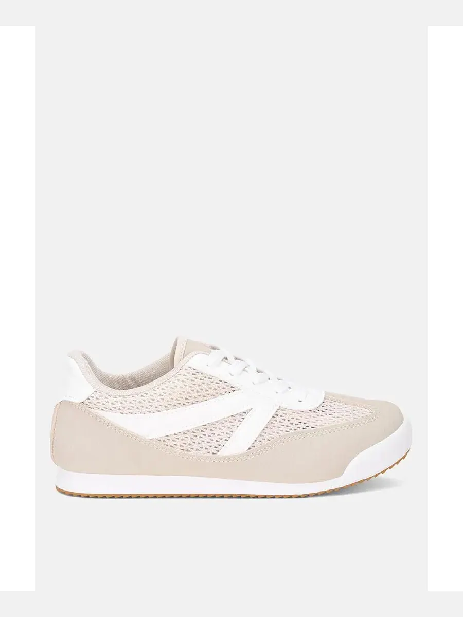Женские кроссовки с закрытым носком и шнуровкой Tibala Padded Collar Lace-Up Sneakers London Rag — изображение 2 из 6