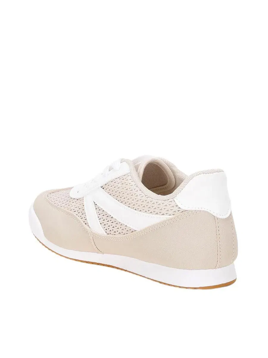 Женские кроссовки с закрытым носком и шнуровкой Tibala Padded Collar Lace-Up Sneakers London Rag — изображение 3 из 6