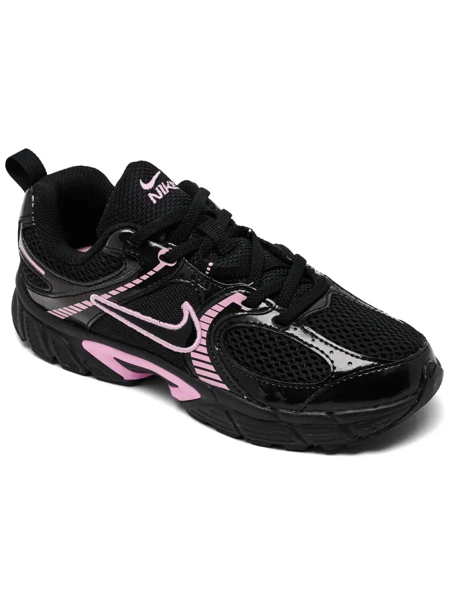 Кроссовки детские с эластичными шнурками V5 RNR Nike — изображение 1 из 6, черный розовый