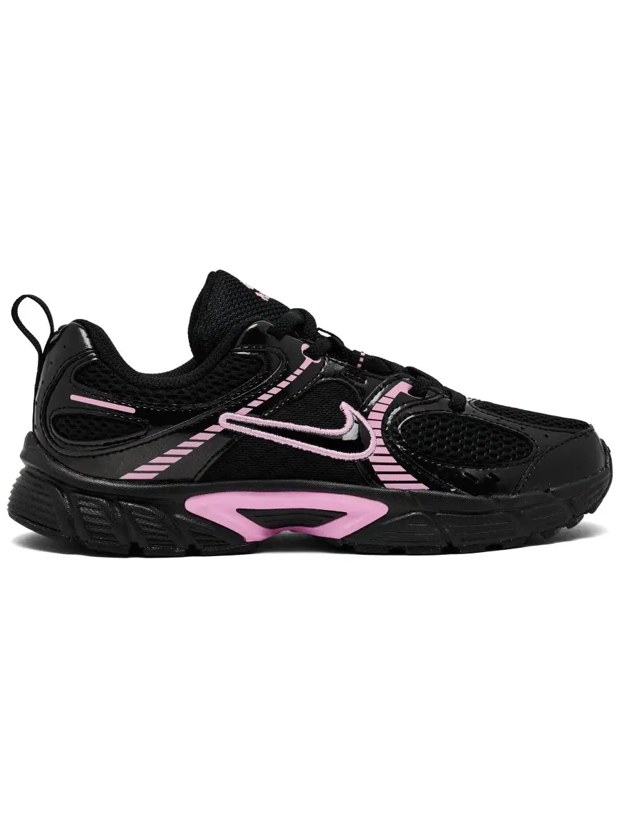 Кроссовки детские с эластичными шнурками V5 RNR Nike — изображение 3 из 6, черный розовый