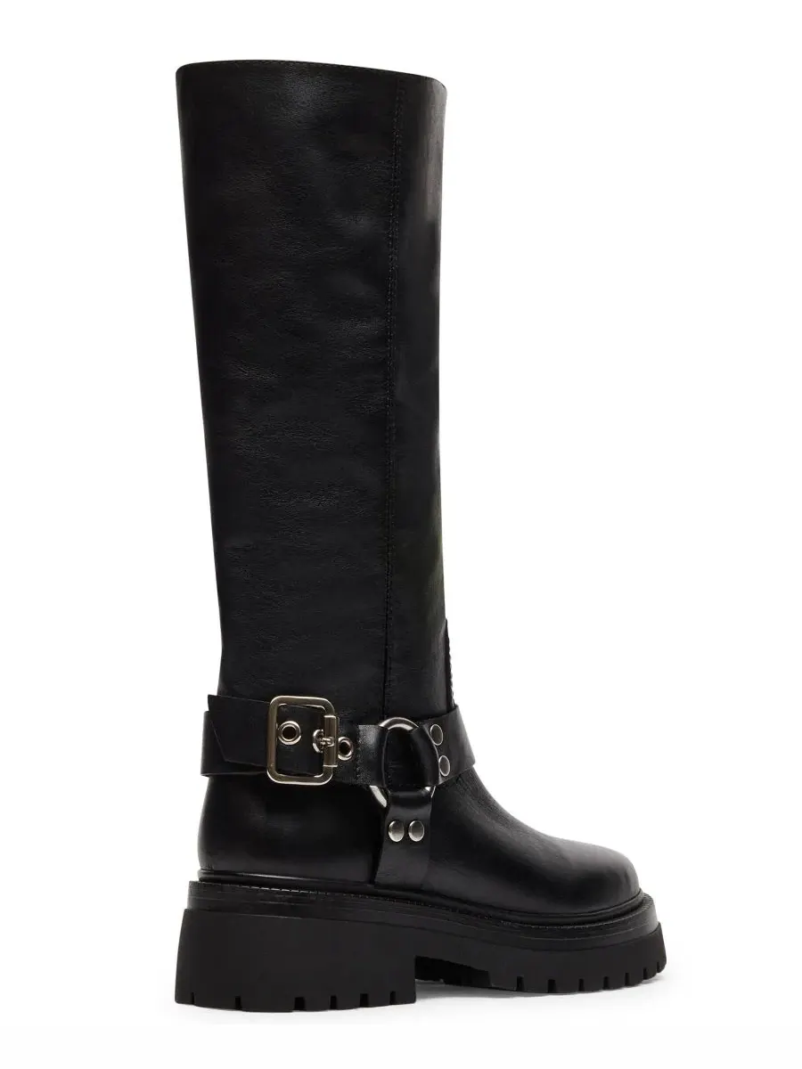 Ботинки-челси на платформе с люверсами, модель Everest Steve Madden — изображение 6 из 7, черный