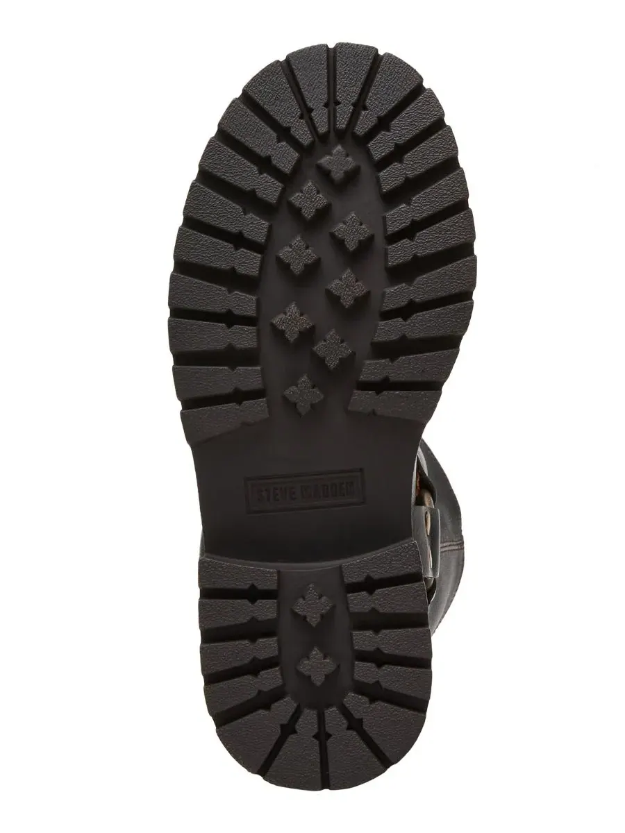 Ботинки Steve Madden Everest Platform Lug-Sole Engineer Tall — изображение 5 из 7, коричневый