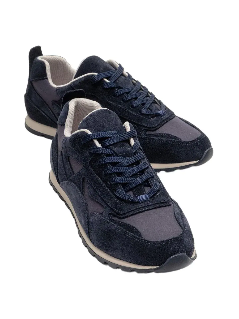 Кроссовки женские из замши Sahra Leather Sneaker Forever & Always Shoes — изображение 1 из 6, темно-синий