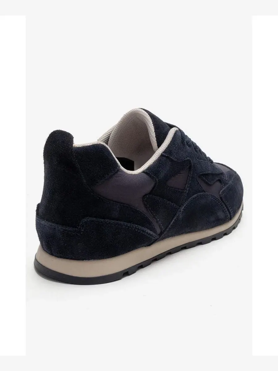 Кроссовки женские из замши Sahra Leather Sneaker Forever & Always Shoes — изображение 2 из 6, темно-синий
