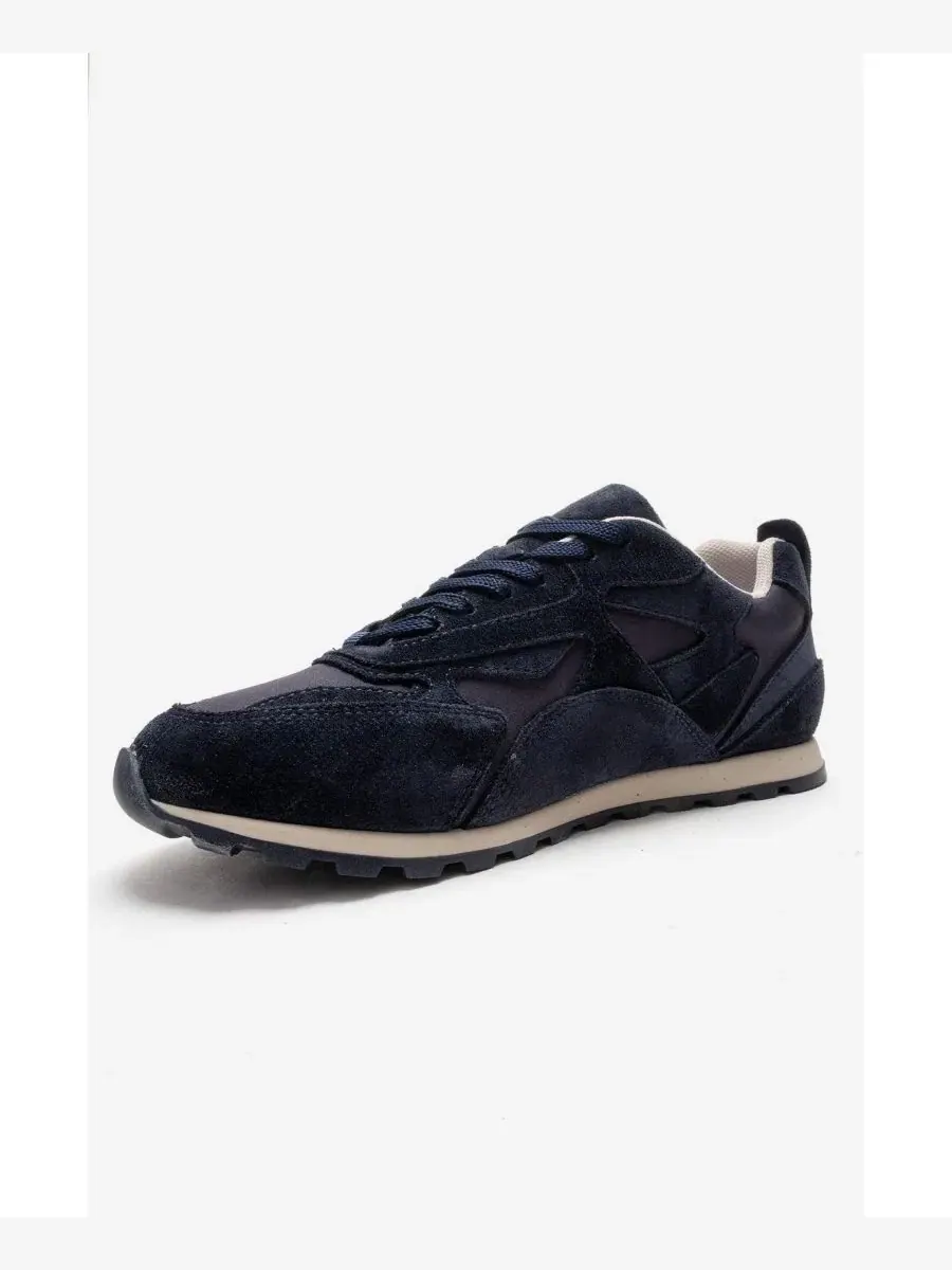 Кроссовки женские из замши Sahra Leather Sneaker Forever & Always Shoes — изображение 4 из 6, темно-синий