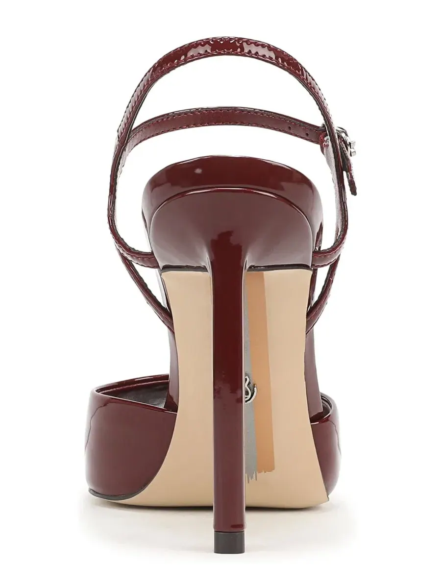 Туфли-лодочки Tinslie на каблуке-шпильке Sam Edelman, French Merlot Patent Leather — изображение 3 из 5