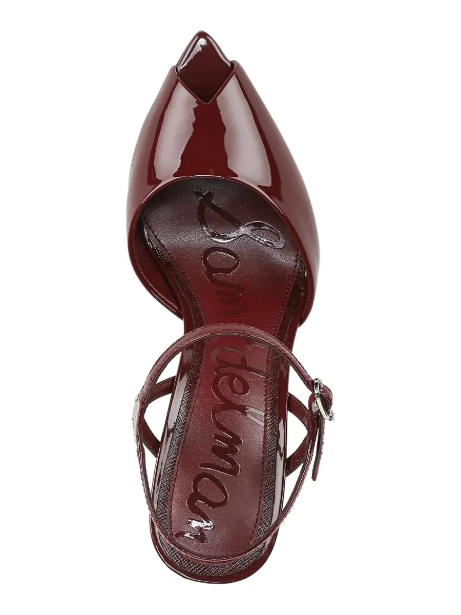 Туфли-лодочки Tinslie на каблуке-шпильке Sam Edelman, French Merlot Patent Leather — изображение 4 из 5