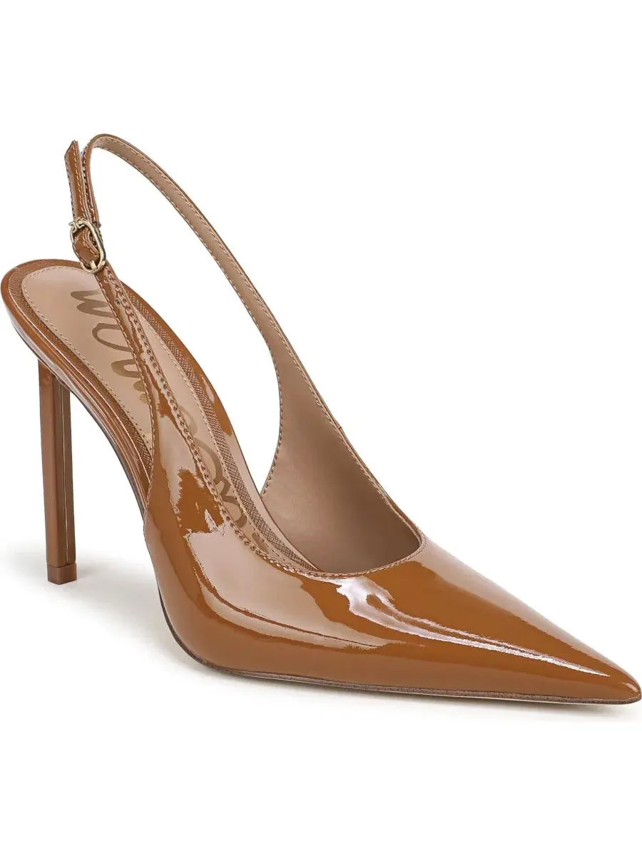Туфли Tegan Slingback на каблуке Sam Edelman — изображение 1 из 5, бежевый
