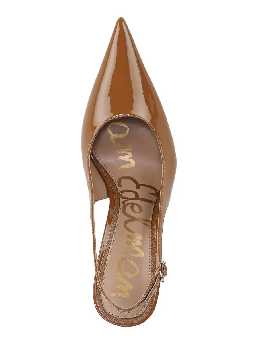 Туфли Tegan Slingback на каблуке Sam Edelman — изображение 4 из 5, бежевый