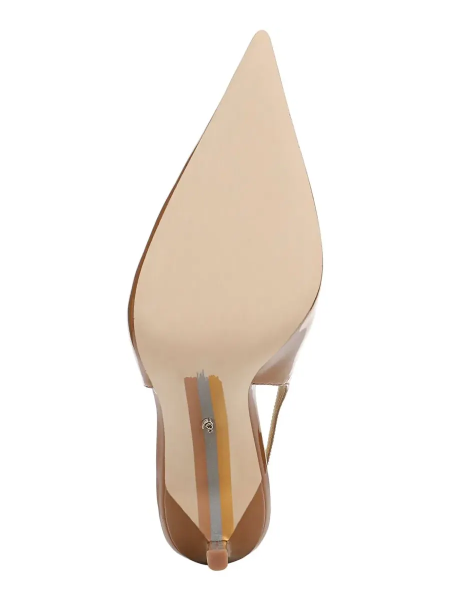 Туфли Tegan Slingback на каблуке Sam Edelman — изображение 5 из 5, бежевый