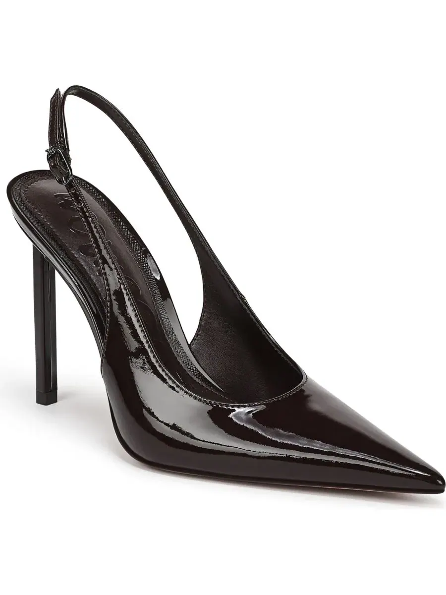 Туфли-лодочки Tegan Slingback Sam Edelman, Rich Chocolate Patent Leather — изображение 1 из 5