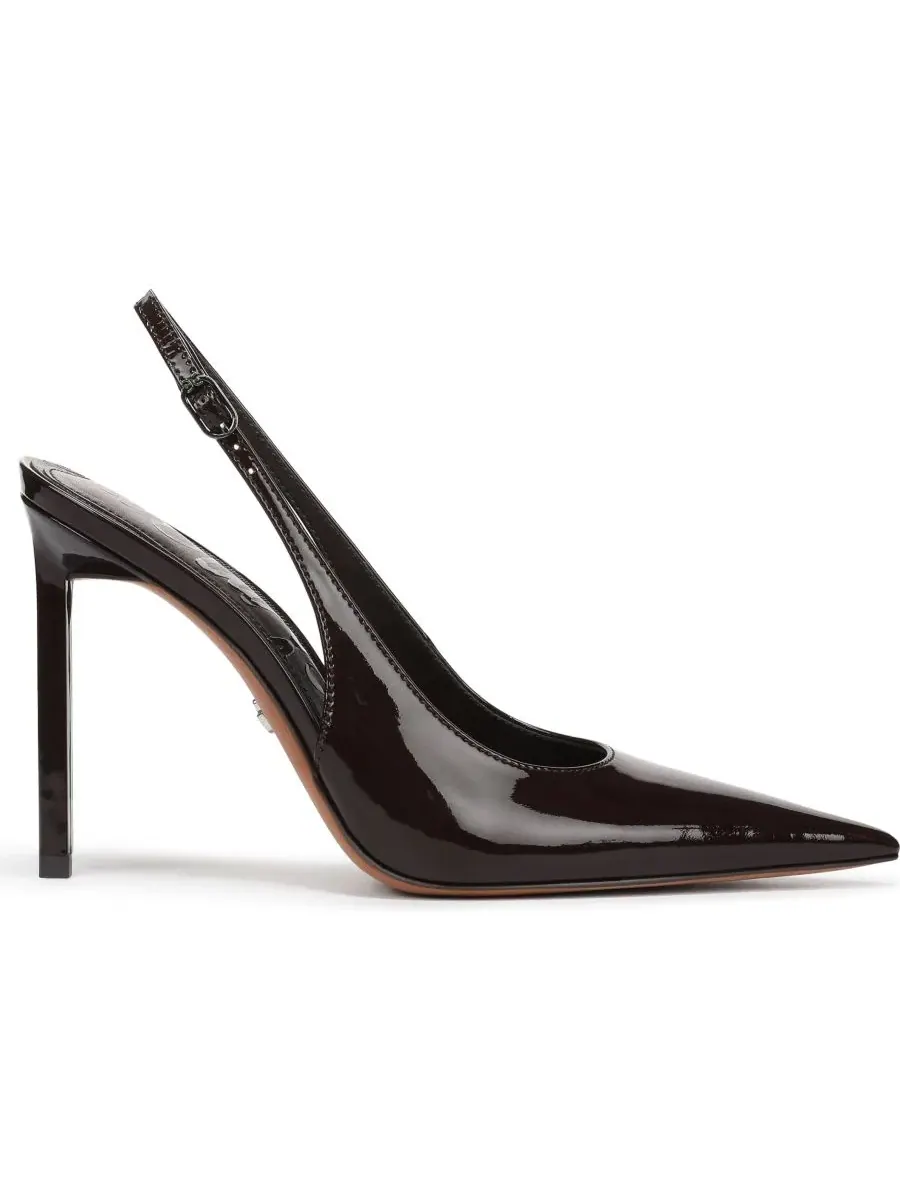 Туфли-лодочки Tegan Slingback Sam Edelman, Rich Chocolate Patent Leather — изображение 2 из 5