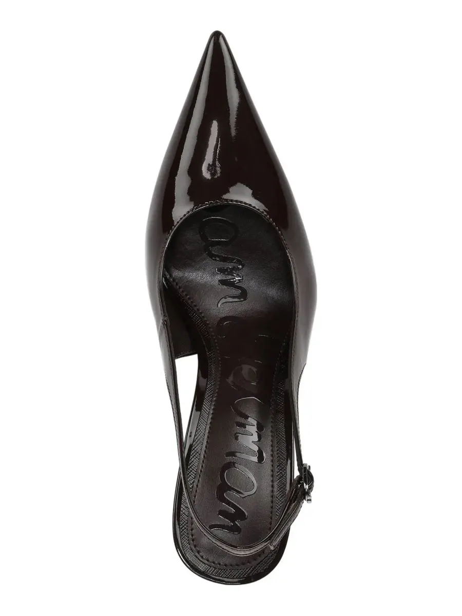 Туфли-лодочки Tegan Slingback Sam Edelman, Rich Chocolate Patent Leather — изображение 4 из 5